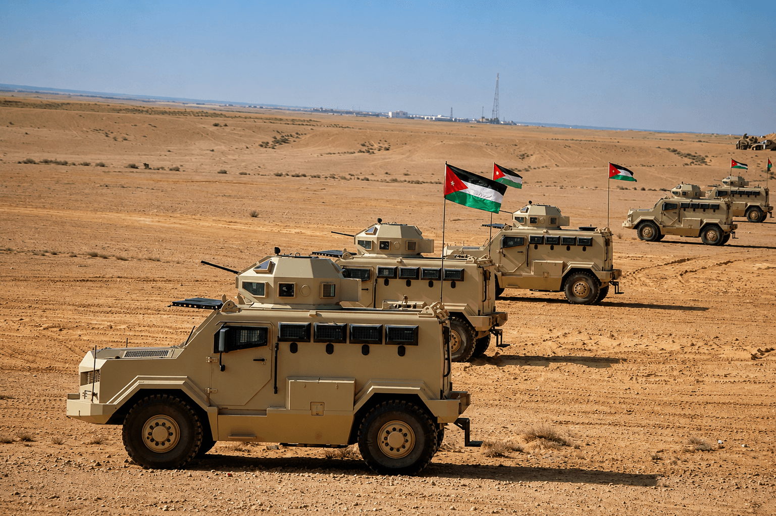 Jordanian army foils attempt by five people to cross northern border