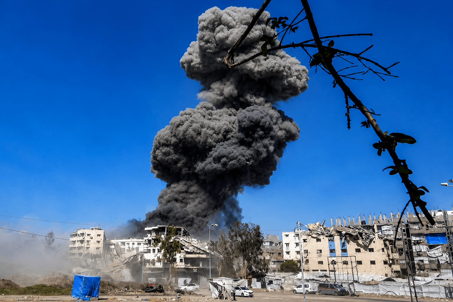 Israeli strikes kill five in Gaza, including three children